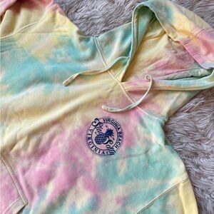 Tie-Dye Hoodie with Virginia Beach Logo